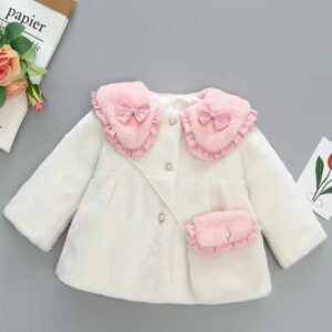 Áo khoác lông cao cấp cho bé từ 12m - 24m